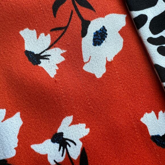 Collusion Flawed Blouse Womens US Size 4 Floral Mixed Pattern FLAWS - Picture 7 of 16